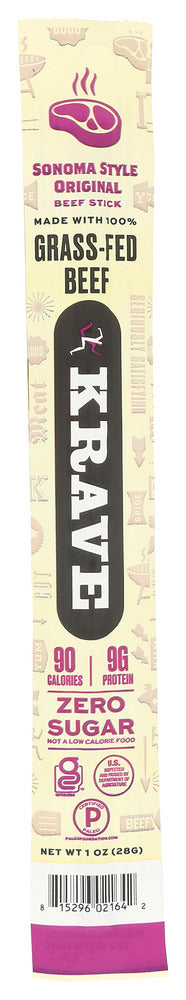Krave Stick Beef Original - No Plunge - Front