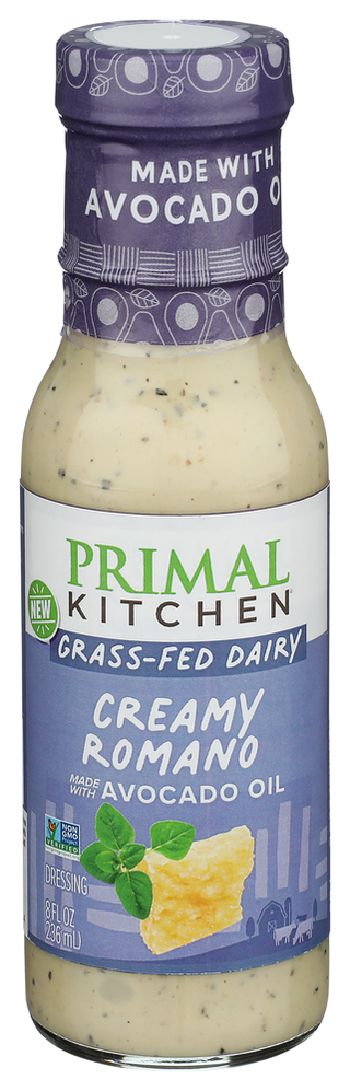 Primal Kitchen Dressing Crmy Romano Dy - Centre - Front