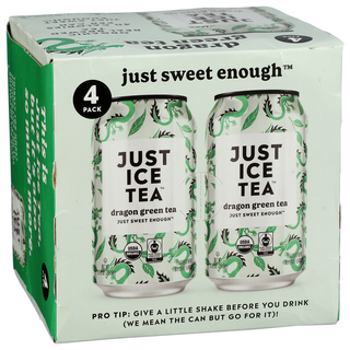 Just Ice Tea Tea Green Dragon Org 4pk - Left - Front