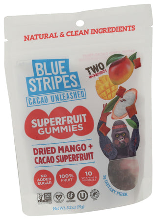 Blue Stripes Fruit Dried Mango - Left - Front