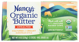 Nancys Butter Unsalted Organic - No Plunge - Front