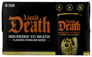 Liquid Death Water Sp Sqzd To Dth 6pk - No Plunge - Front