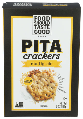 Food Should Taste Good Cracker Pita Multigrain - Centre - Front