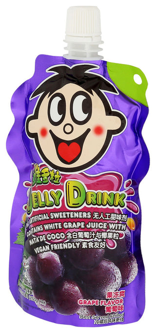 Want-want Drinks Jelly Ww Grape - Right - Front