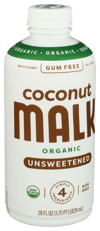 Malk Malk Coconut Unsweetened - Left - Front
