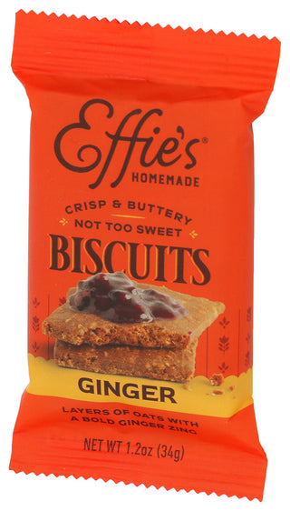 Effies Homemade Biscuit Ginger Sngl Srv - Right - Front