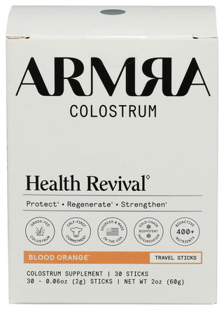 Armra Colostrum Orng 30pkt - Centre - Front