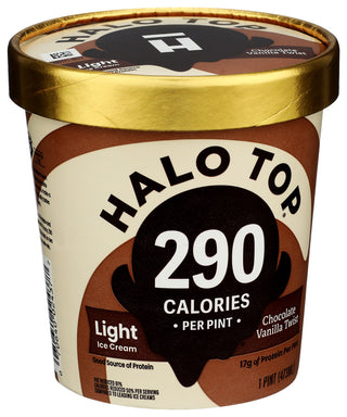 Halo Top Ice Cream Van Choc Twist - Left - Front