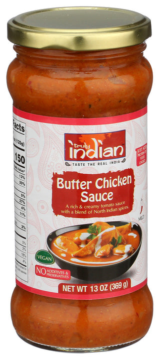 Truly Indian Sauce Butter Chicken - Left - Front