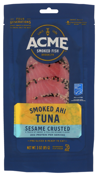 Acme Tuna Ahi Smkd Sesame Crst - No Plunge - Front