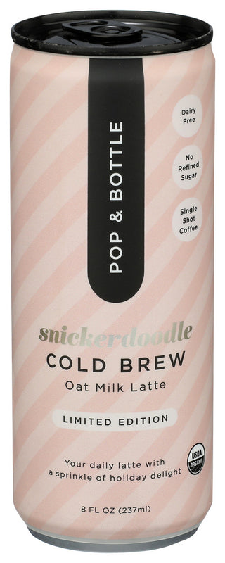 Pop And Bottle Latte Oat Mlk Snckrdoodl - Centre - Front
