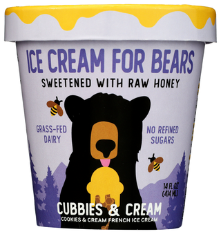 Ice Cream For Bears Ice Cream Cookies Cream - No Plunge - Front