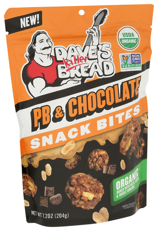 Daves Killer Bread Bites Granola Pb Choc - Left - Front