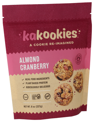Kakookies Cookie Bites Alm Crnbrry - Left - Front