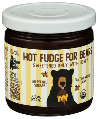 Ice Cream For Bears Hot Fudge - Left - Front