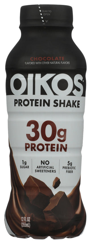 Oikos Protein Shake Choc Rtd - No Plunge - Front