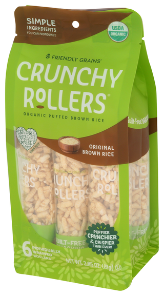 Friendly Grains Pouch Brown Rice - Right - Front