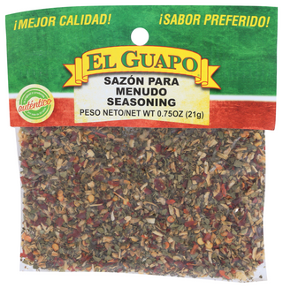 EL GUAPO MENUDO SEASONING, 0.75 OZ. - Centre - Front