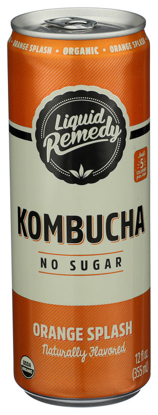 Liquid Remedy Kombucha Orng Splash Org - Centre - Front