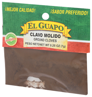 EL GUAPO GROUND CLOVES, 0.25 OZ. - Right - Front