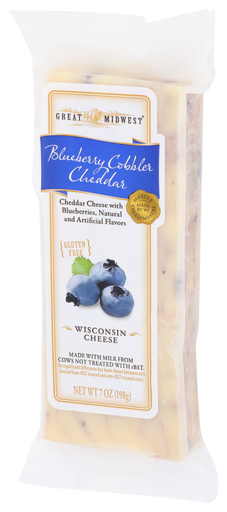 Great Midwest Cheese Bar Chdr Blbry Prchmnt - Right - Front