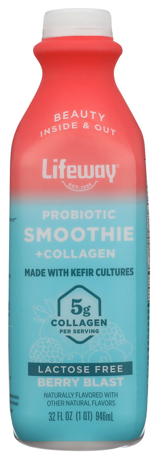 Lifeway Smoothie Berry Blast - No Plunge - Front
