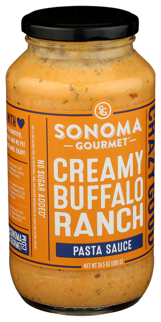 Sonoma Gourmet Sauce Pasta Crmy Bfflo Rnch - Left - Front