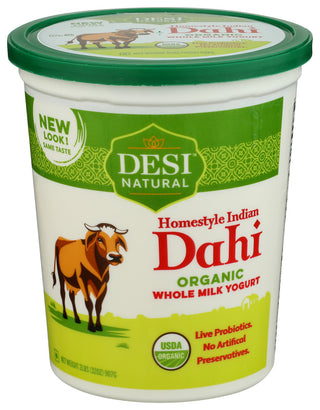 Desi Yogurt Dahi Whl Milk Org - Centre - Front