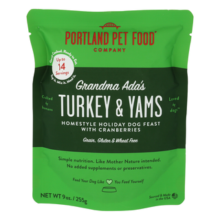 Portland Pet Food Company Meal Dog Turkey Yam - Centre - Front