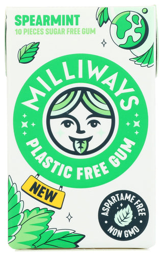 Milliways Gum Milliways Spearmint - No Plunge - Front
