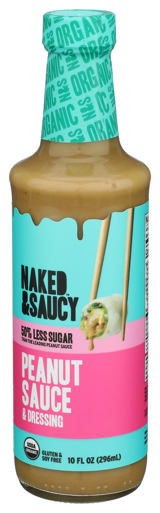 Naked And Saucy Sauce Peanut - Right - Front