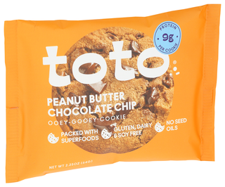 Toto Foods Cookie Pb Chocolate Chip - Left - Front