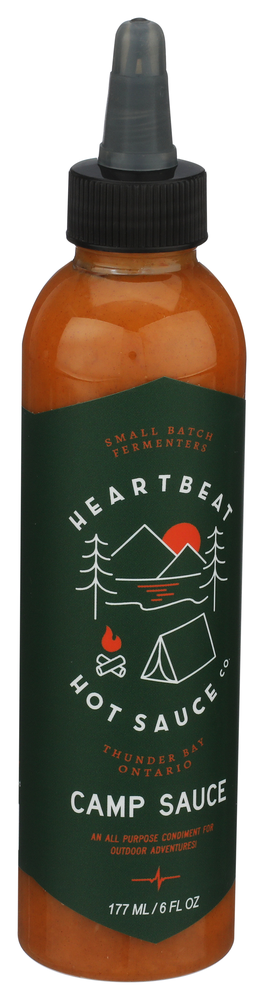 Heartbeat Hot Sauce Sauce Hot Camp Sauce - Left - Front
