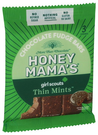 Honey Mamas Bar Trffl Thn Mnt Choc - Left - Front