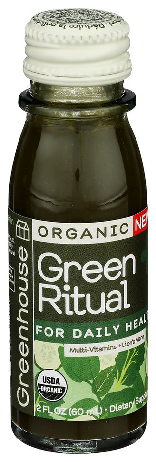 Greenhouse Shot Green Ritual - Left - Front