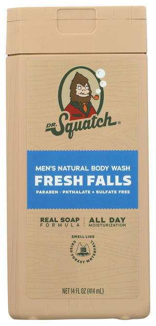 Dr Squatch Wash Body Fresh Falls - No Plunge - Front