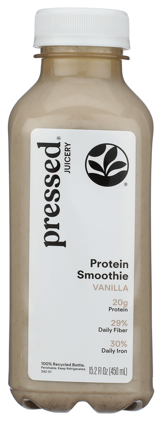 Pressed Juicery Smoothie Prtn Vanilla - No Plunge - Front