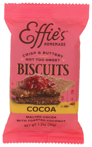 Effies Homemade Biscuit Cocoa Sngl Srv - Centre - Front