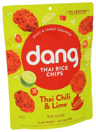 Dang Chips Chili Lime Thai - Left - Front