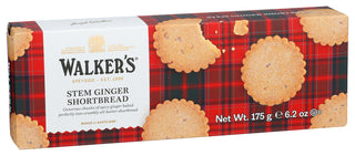 Walkers Shortbread Stem Ginger - Left - Front