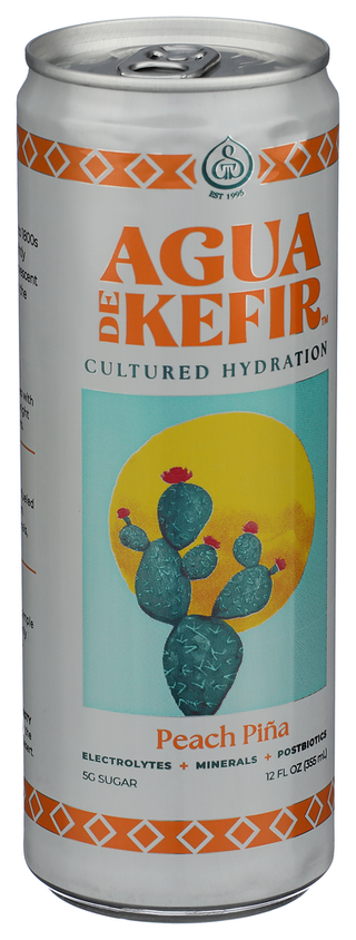 Gts Agua De Kefir Kefir Peach Pina - Left - Front