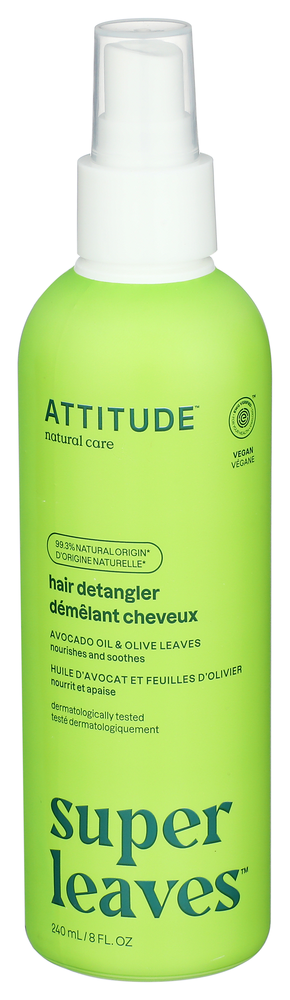 Attitude Detangler Hair Olive Lvs - Centre - Front