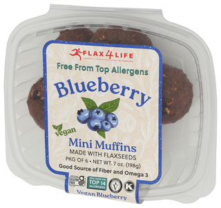 Flax4life Muffin Blbrymini Vgn 6pc - Right - Front