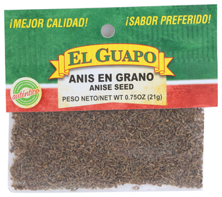 EL GUAPO AUTHENTIC ANISE SEED, 0.75 OZ. - Centre - Front