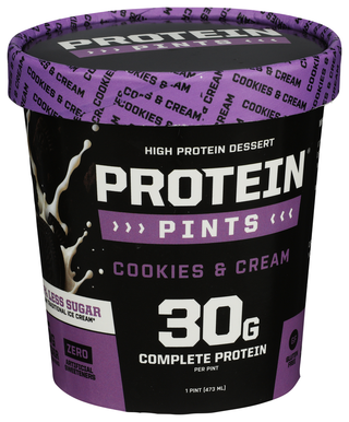 Protein Pints Ice Cream Prtn Ckie Crm - Left - Front