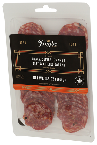 Freybe Salami Blck Olvs Orng Zs - Right - Front