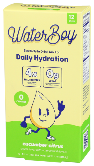 Waterboy Daily Cucumber 12pk - Right - Front