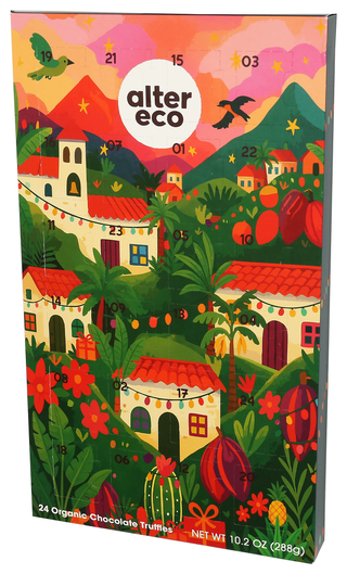 Alter Eco Truffles Choc Advnt Clndr - Right - Front