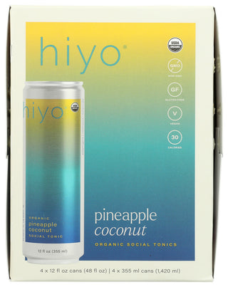 Hiyo Na Mktl Pnpl Coconut 4pk - No Plunge - Front
