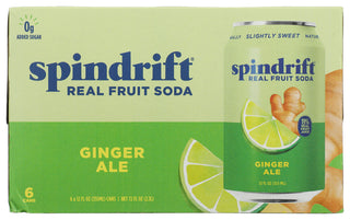 Spindrift Soda Ginger Ale 6pk - No Plunge - Front